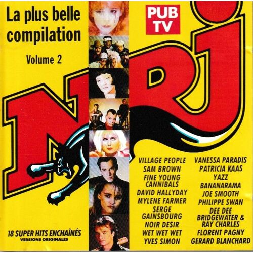 Nrj La Plus Belle Compilation Volume 2. 1cd 18 Titres Style: Chanson Pop-Rock Euro-Pop & New-Wave Ballad Downtempo (P) Compilation 1989 ®Nrj © ®Polygram Distribution Made In France By®Pdo «Jewel Case»