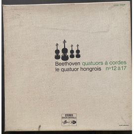 Coffret De 4 Vinyles Stéréo 33 Tours - Beethoven - Quatuors À Cordes 12 À 17