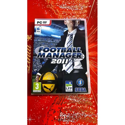 Sega Football Manager 2011, Jeu Pc/Mac Dvd, Ligue 1 Lfp, Pegi 3,Vendu Par Blaspo
