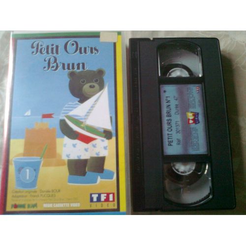 Cassette Video Vhs - Petit Ours Brun - Volume 1