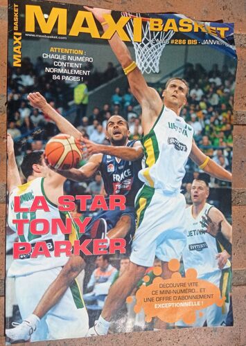 Maxi Basket 286 Bis : La Star Tony Parker