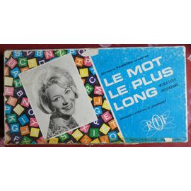 Jeu De Société Le Mot Le Plus Long. Vintage. Jouets Éducatifs Universels. Ortf. 1969