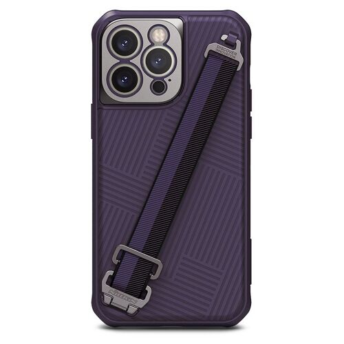 Iphone 14 Pro Max | Coque Nillkin Strap Série Compatible Magsafe Avec Sangle Amovible (Violet)