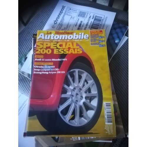 Le Moniteur 1385 De 2007 Rolls Royce Drophead Coupe,Isuzu D-Max,C6 Hdi,Jeep Compass 2.0 Crd,Ssangyong 200 Xdi 4wd A,Audi S3,Mazda 3 Mps,Jaguar Xk150