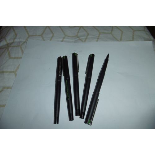 Stylo Roller Pointe Métal Fine Vert Papermate Metal 3554.1 Lot De 5