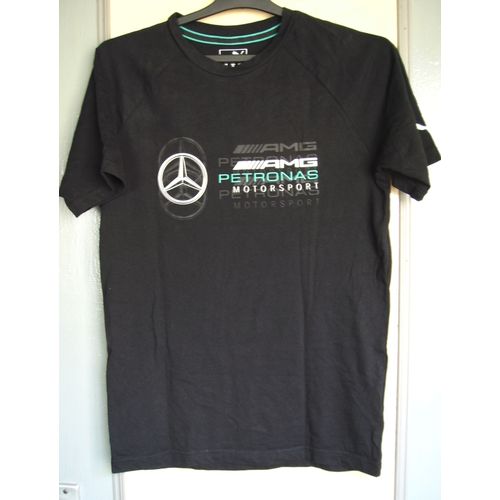 T Shirt Noir Mercedes Amg Petronas Motorsport - Puma