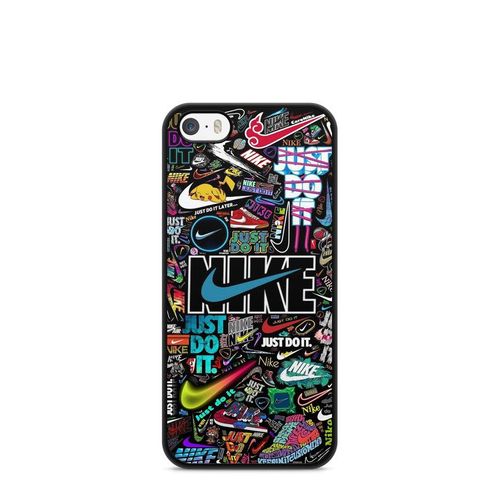 Coque de téléphone - Coque en Folie - Compatible Iphone 7 / 8 / SE 2020 / SE 2022 Nike Virgule sport air force Design paris Ref 3514