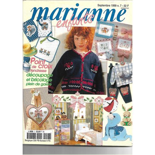 Marianne Enfants 7 De 1999 Point De Croix Tendresse Découpage Et Bricolage
