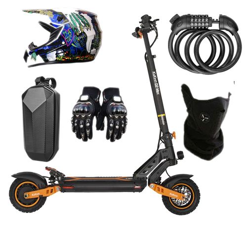 Trottinette Électrique Kukirin G2 Max, Roues De 10 Pouces, Batterie 48v 20ah, Autonomie 70km, Moteur 1000w, Noir + Casque