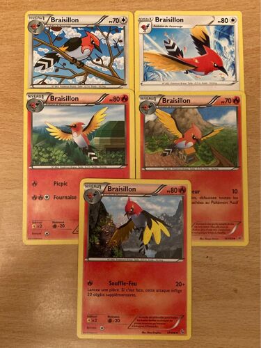 (2805) 5x Braisillon (Pokemon)