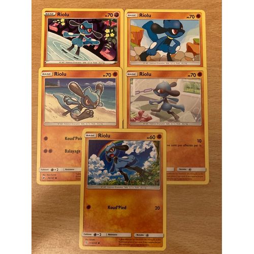 (1589) 5x Riolu (Pokemon)