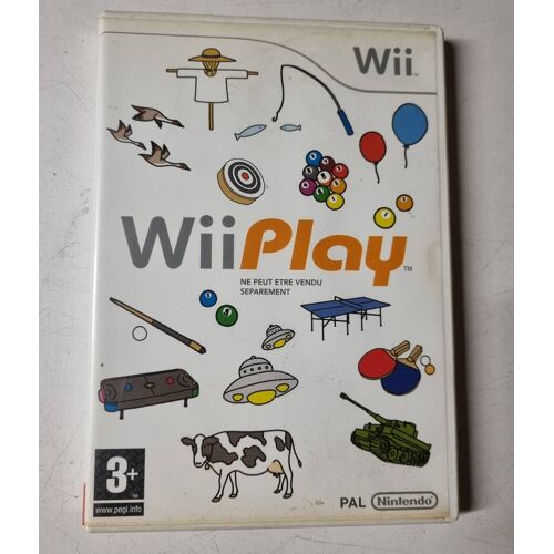 Jeu Vidéo Nitendo Wii Wii Play Avec Notice
