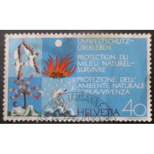 Suisse N°908 Oblitéré