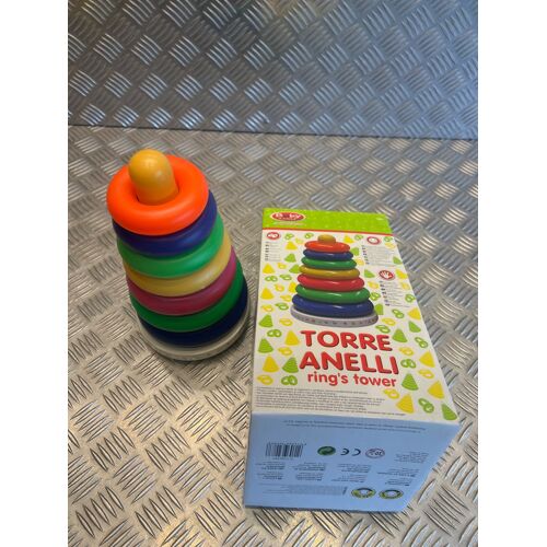 torre anelli jouet enfant anneau colore anneau empilage empiler en Plastique