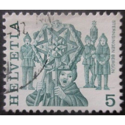 Suisse N°1033 Coutume Populaire Oblitéré