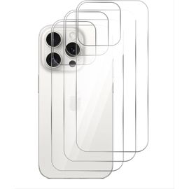 [3 Pièces Arriere Protection Compatible Avec Iphone 16 Pro, Iphone 16 Pro Film Protection Arriere, Verre Trempé, Haute Transparence, Résistant Aux Rayures, Antidérapant - Transpare[Lot6193902]