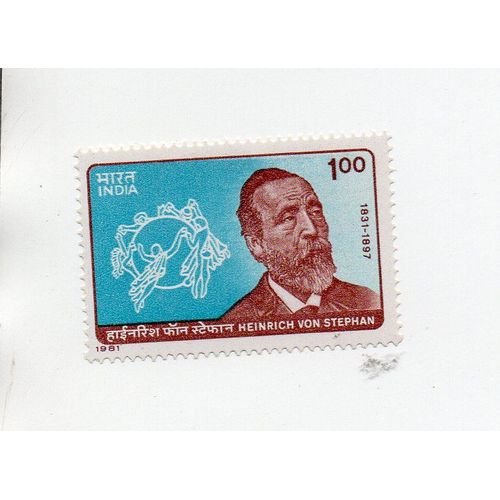 Inde- 1 Timbre Neuf- Heinrich Von Stephan