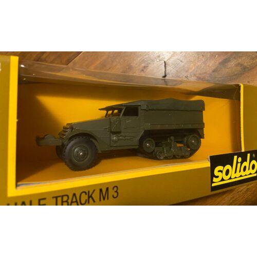Half Track M3 Camion Transport Des Troupes Bâché Solido 244 Avec Boite-Solido