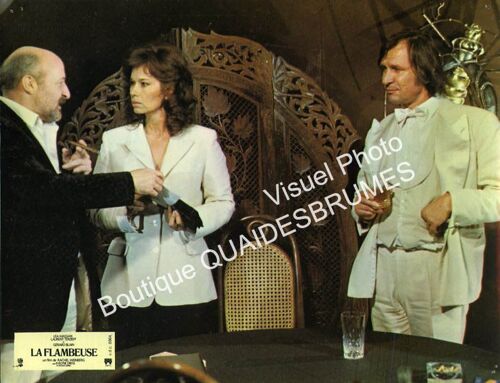 La Flambeuse : Jeu De 5 Photos D'Exploitation Cinématographique - Format 20,5x27 Cm - De Rachel Weinberg Avec Lea Massari, Laurent Terzieff, Gérard Blain, Evelyne Dress, Didier Sauvegrain - 1981
