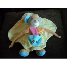 Doudou Plat Souris Nounours
