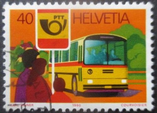 Suisse N°1111 Car Postal Oblitéré