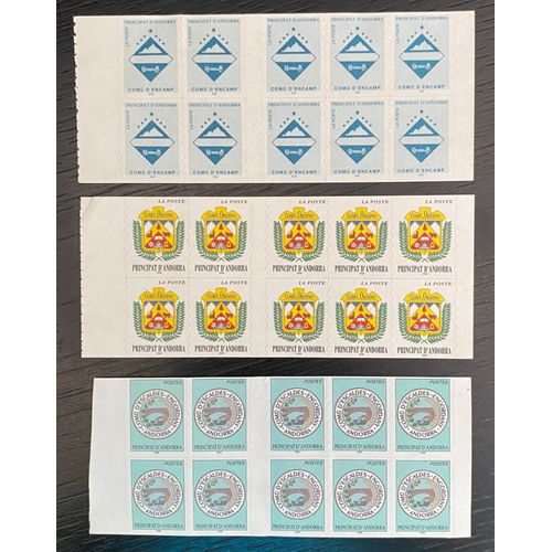 Lot De 3 Carnets Neufs* Andorre Français 1997 / 1998 /2003