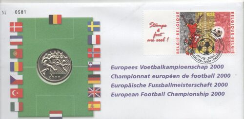 Belgique Enveloppe Championnat Européen De Football 2000