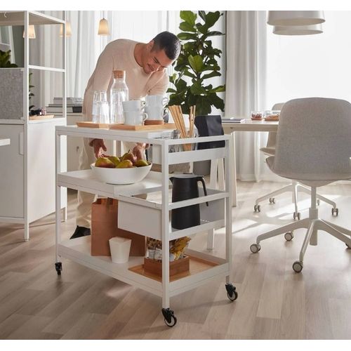 Desserte Ikea Multi. Rangement Blanc Tres Bon Etat Pas Servi