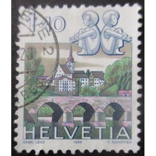 Suisse N°1242 Gémeaux Oblitéré