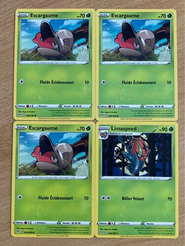 (3412) 3x Escargaume + Limaspeed (Pokemon)