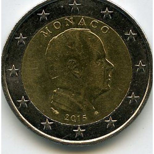 Monaco 2 Euros 2015 Prince Albert