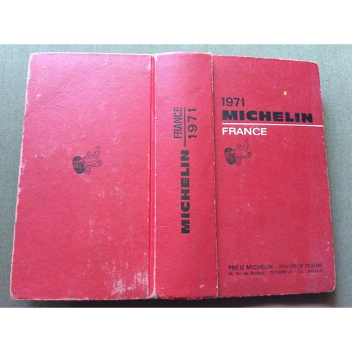 Guide Michelin Rouge (France 1971) 