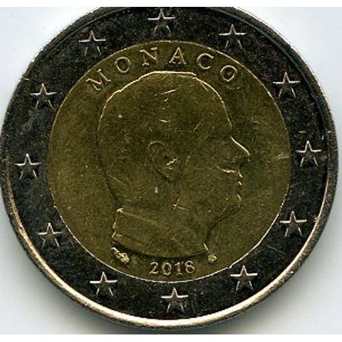 Monaco 2 Euros 2018 Prince Albert