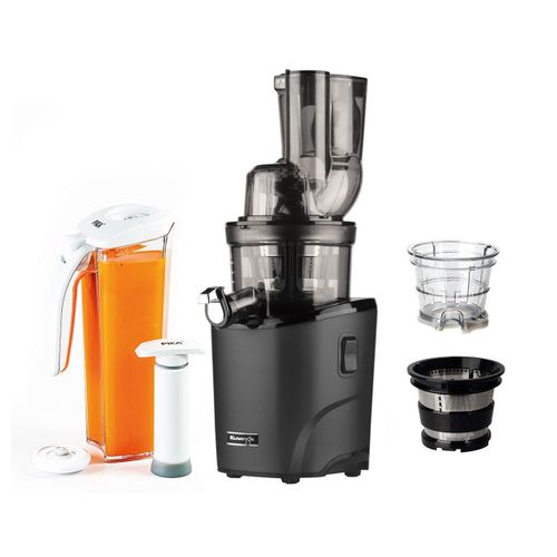 Kuvings - Extracteur de jus REVO830S + kit sorbet & smoothie + kit de conservation de jus sous vide - Noir