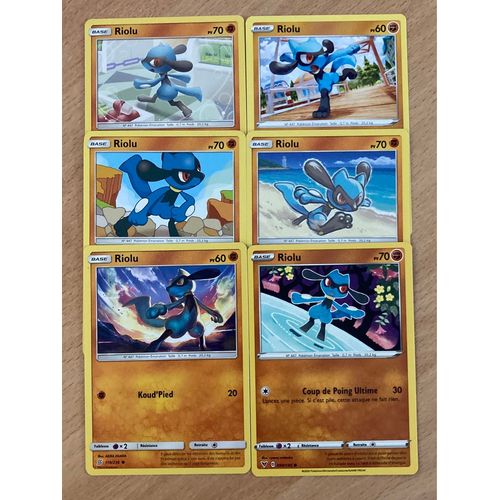 (2636) 6x Riolu (Pokemon)