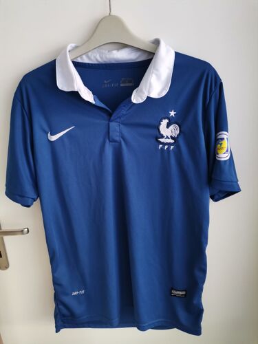 Maillot Nike Équipe De France F.F.F. Coupe Du Monde Brésil 2014 Taille Xl