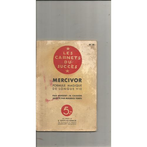 Mercivor Formule Magique De Longue Vie