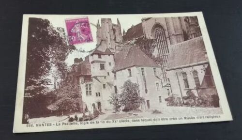 Carte Postale Nantes La Psallette Logis De La Fin Du Xv Siécle En L'état Sur Les Photos
