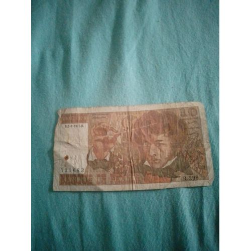 Billet 10 Franc Berlioz 2/6/1977