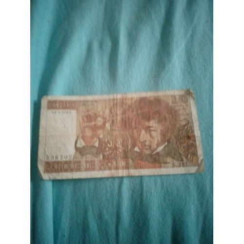 Billet 10 Francs Berlioz 4/3//1976
