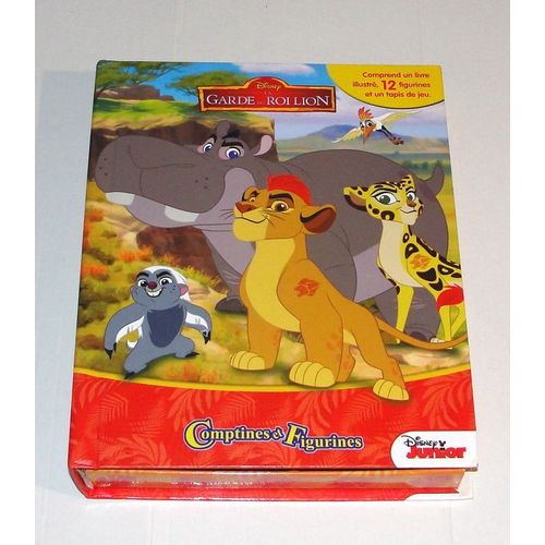 figurines la garde du roi lion + comptines et tapis de jeu disney junior