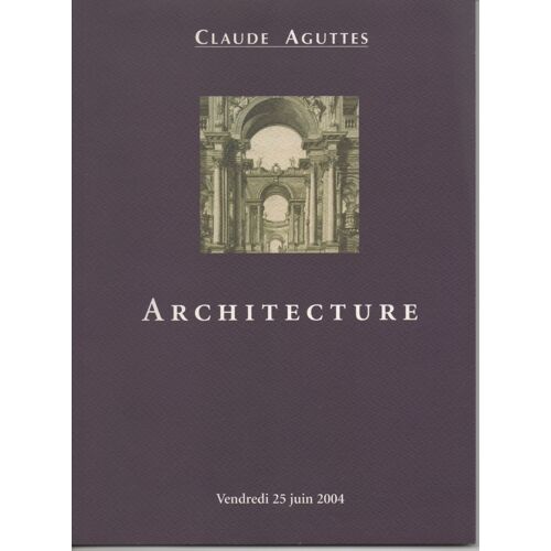 Catalogue De Vente: Livres D' Architecture  N° 00 : Bibliothèque Daniel Michelin (Et Autres). Expert: Emmanuel De Broglie
