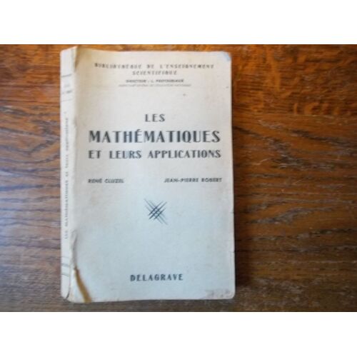 Les Mathématiques Et Leurs Applications 1951