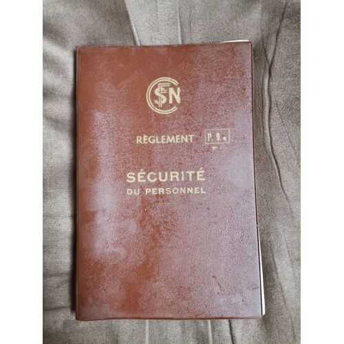 Sncf - Reglement P9a - Securité Du Personnel - Edition De 1965