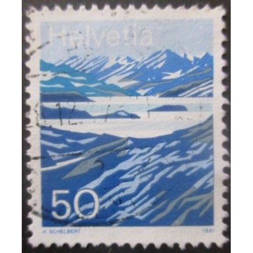 Suisse N°1418 Lac De Tanay Oblitéré