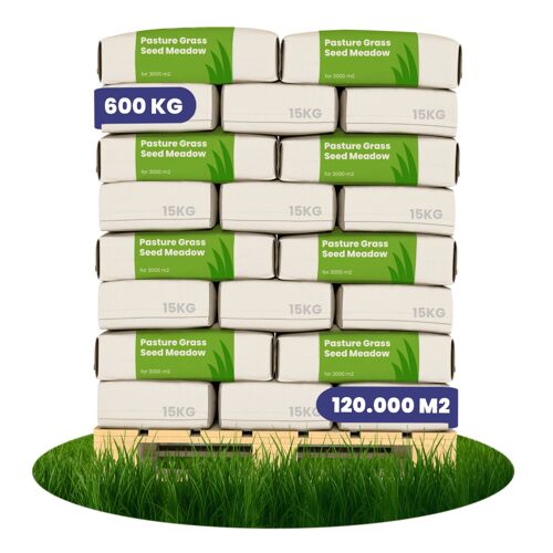 Semences Pour Prairie Pour Les Chevaux Et Le Petit Bétail - 600 Kg Pour 12 Ha - Organifer