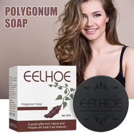 Savon Pour Cheveux Assombrissant, Restauration De La Couleur Des Cheveux, Anti-Perte, Réparation Capillaire, Hydratant, Volumisant 