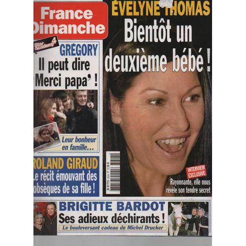 France Dimanche 3043 2004 Lemarchal/Bardot/John Lennon/Lamy Dujardin/Roland Giraud/Vartan/Coluche