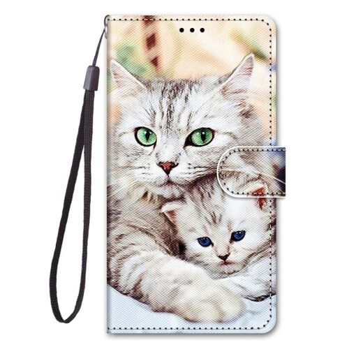 Housse pour Xiaomi 12 / 12X / 12S Famille de Chats à Lanière