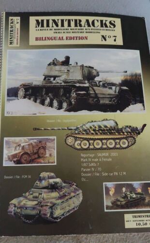 Minitracks La Revue Du Modelisme Militaire Aux Petites Echelles  N° 7